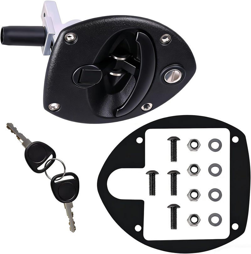 XTPTFABS 406-0972-01 A034B471 Door Latch T Handle with 2 Keys Fits for Cum-mins and Ko-hler Generators(Applications:Generator enclosures;Control Panels;Access Doors for Maintenance) - Image 1